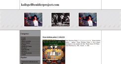 Desktop Screenshot of kalispellboulderproject.com